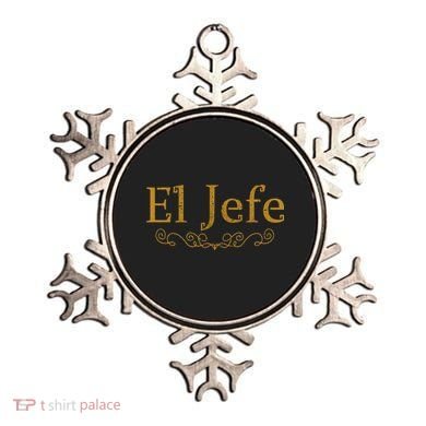 El Jefe The Boss In Spanish Funny Mexican Boss Gift Ornament