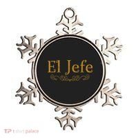 El Jefe The Boss In Spanish Funny Mexican Boss Gift Ornament thumb 0