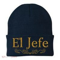 El Jefe The Boss In Spanish Funny Mexican Boss Gift Beanie thumb 0