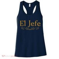 El Jefe The Boss In Spanish Funny Mexican Boss Gift Women's Tank Top thumb 0