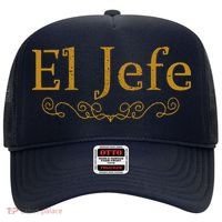 El Jefe The Boss In Spanish Funny Mexican Boss Gift Hat thumb 0