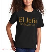 El Jefe The Boss In Spanish Funny Mexican Boss Gift Kids T-Shirt thumb 2