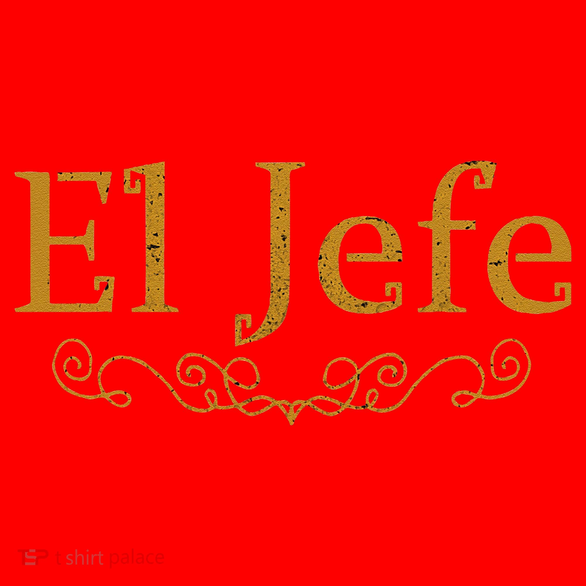 El Jefe The Boss In Spanish Funny Mexican Boss Gift Santa Hat