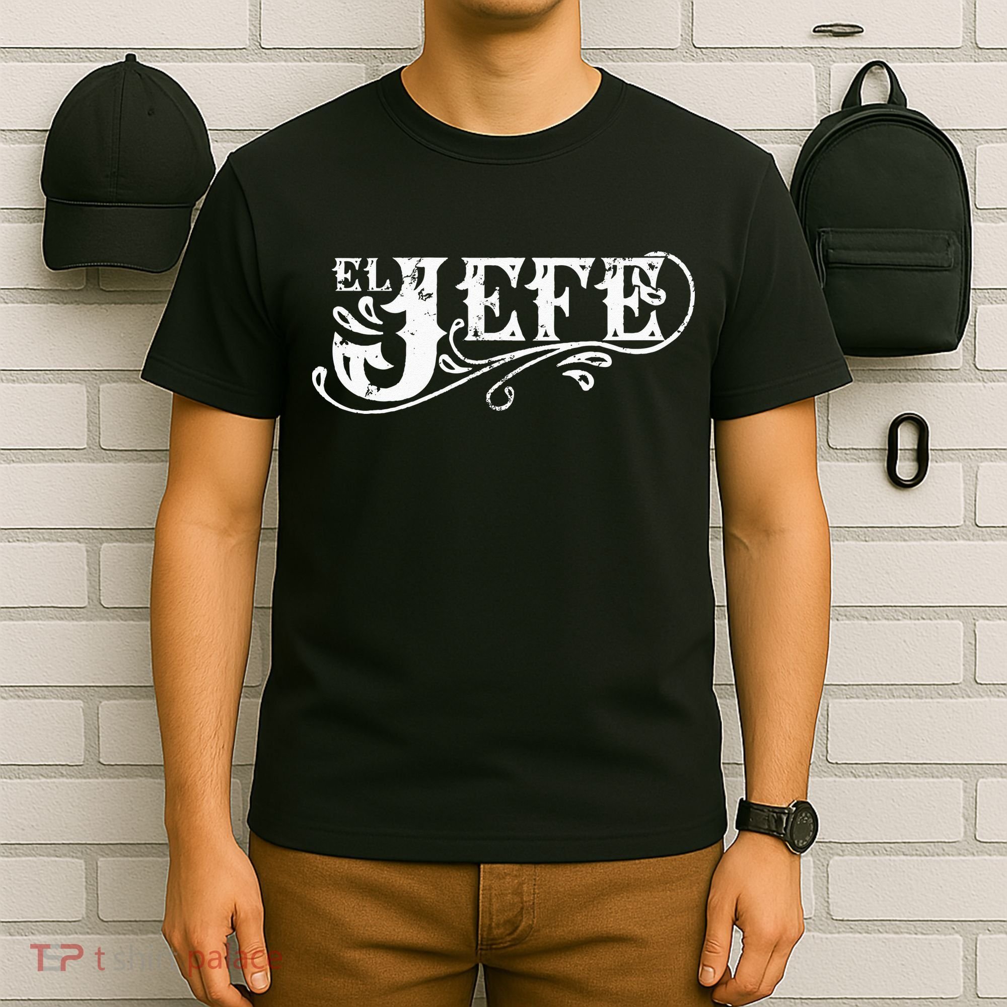 El Jefe The Boss in Spanish Funny Mexican Quote T-Shirt