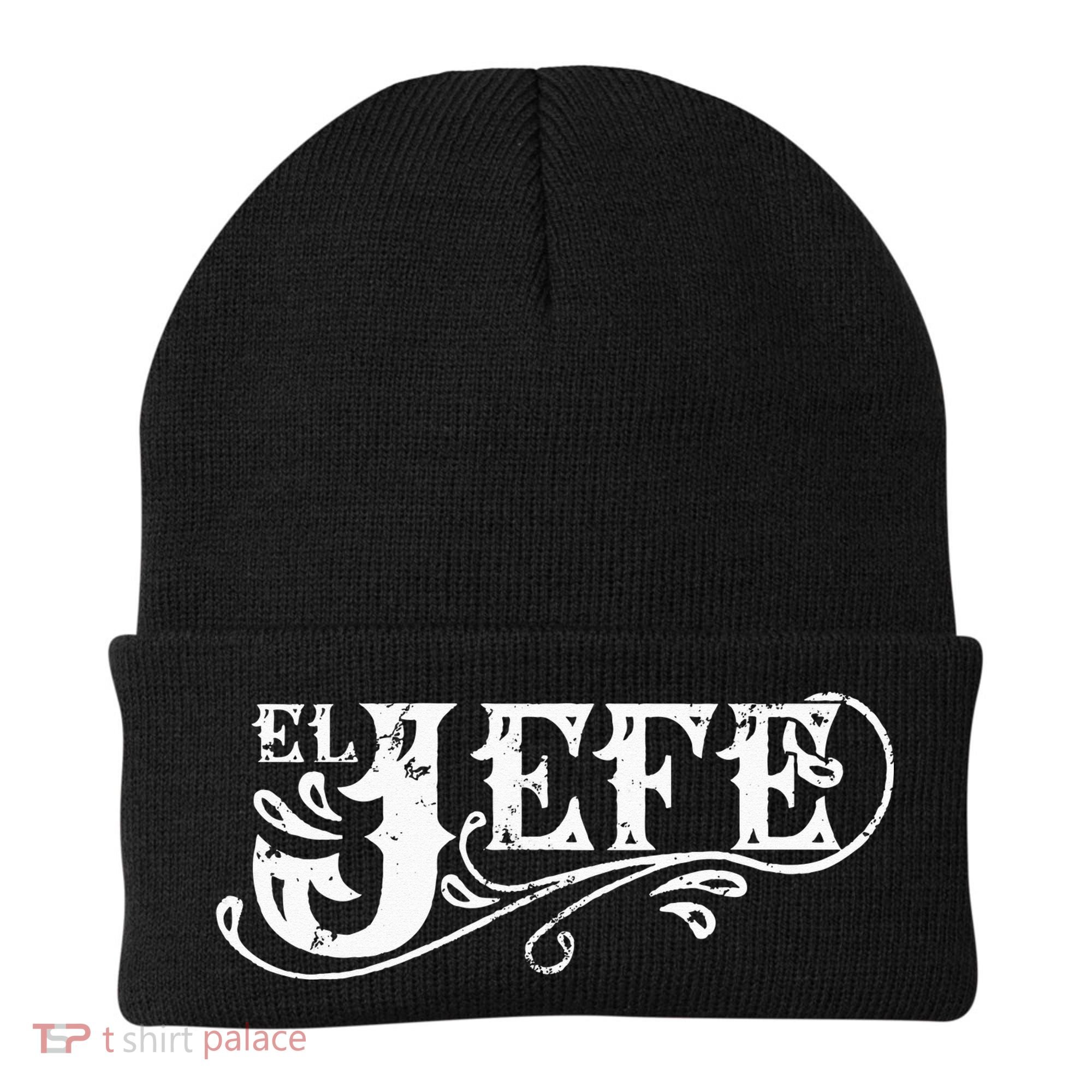 El Jefe The Boss in Spanish Funny Mexican Quote Beanie