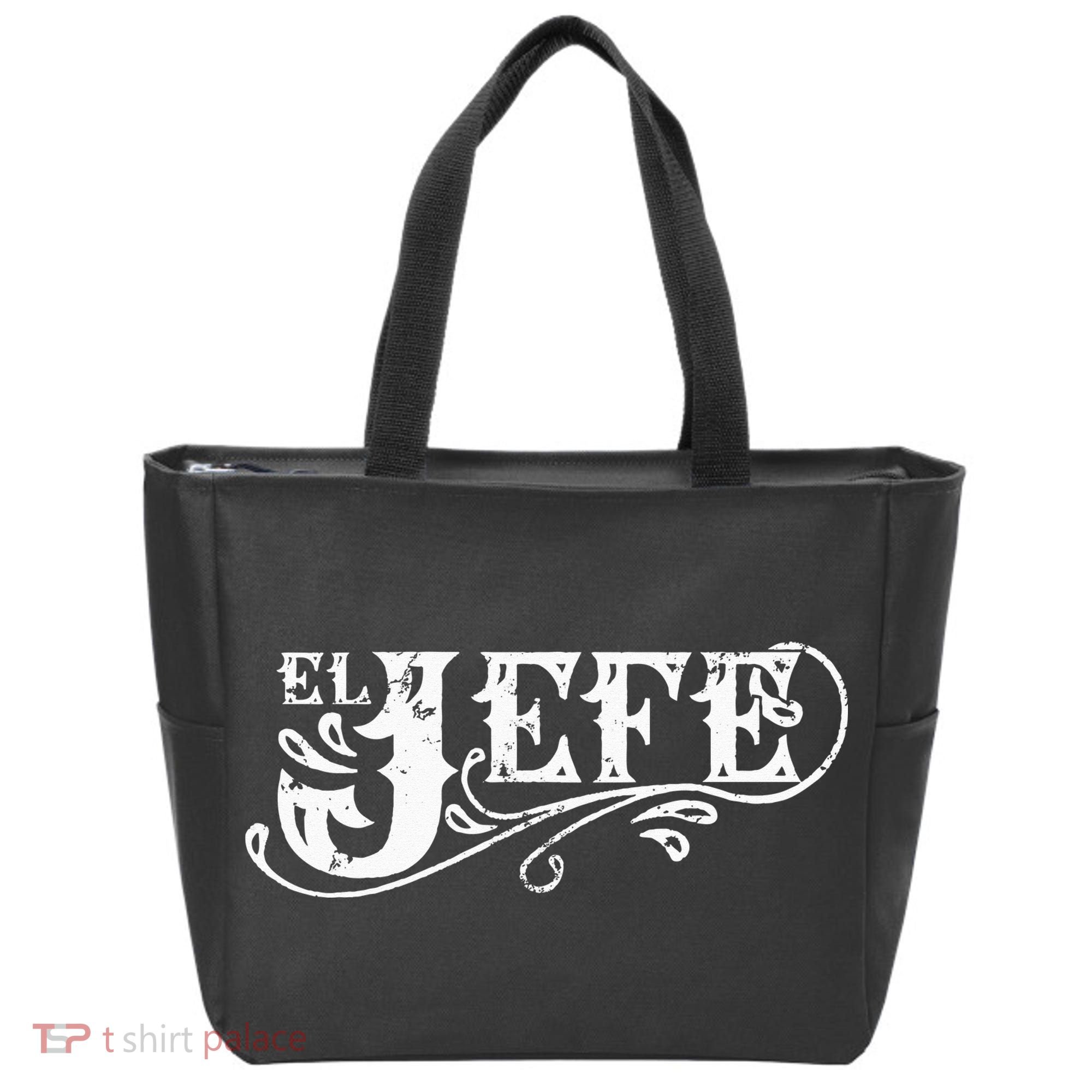 El Jefe The Boss in Spanish Funny Mexican Quote Tote Bag