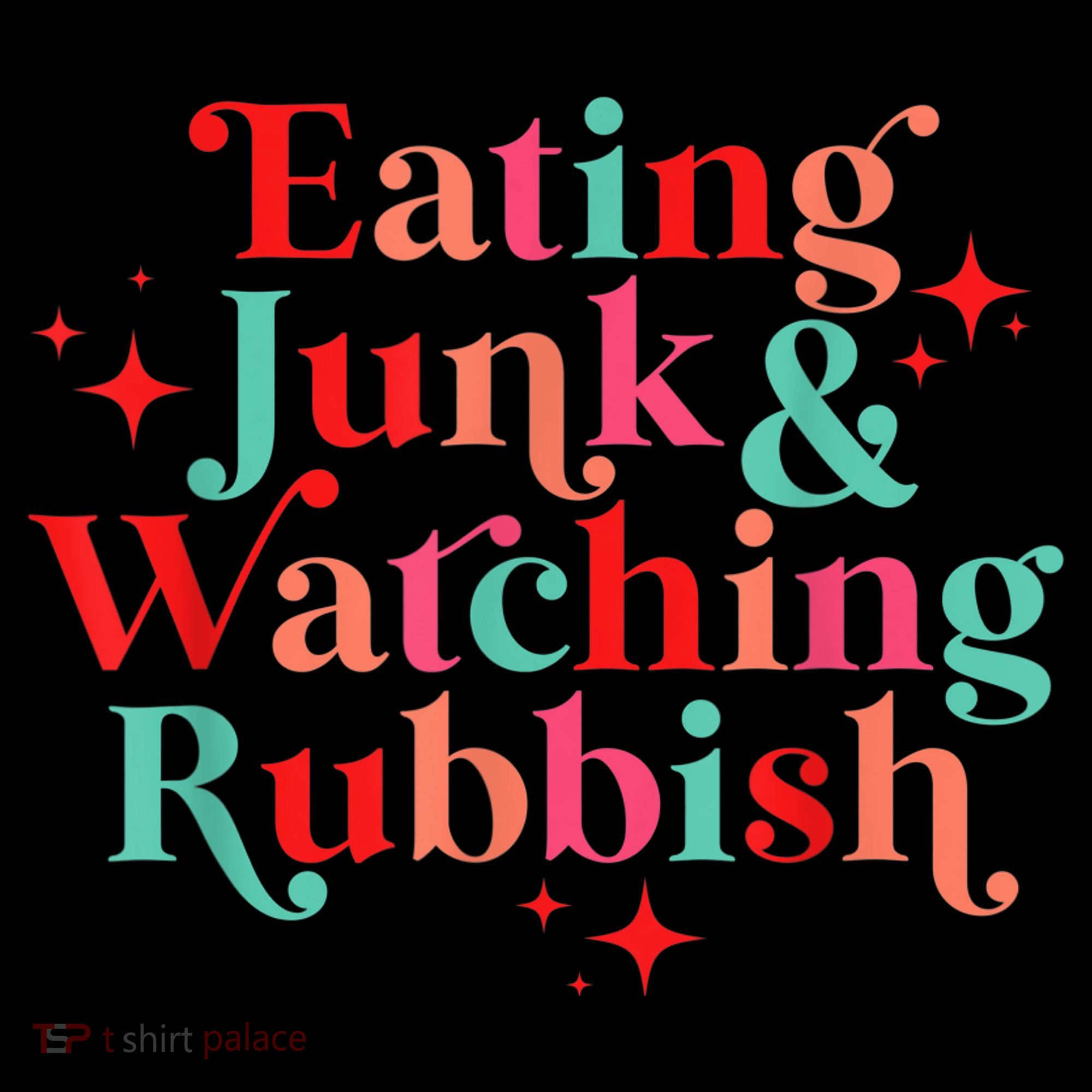 Eating Junk & Watching Rubbish Funny Christmas Women's Hoodie