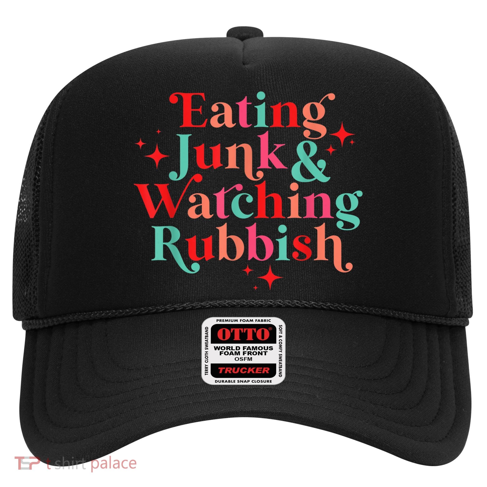 Eating Junk & Watching Rubbish Funny Christmas Hat