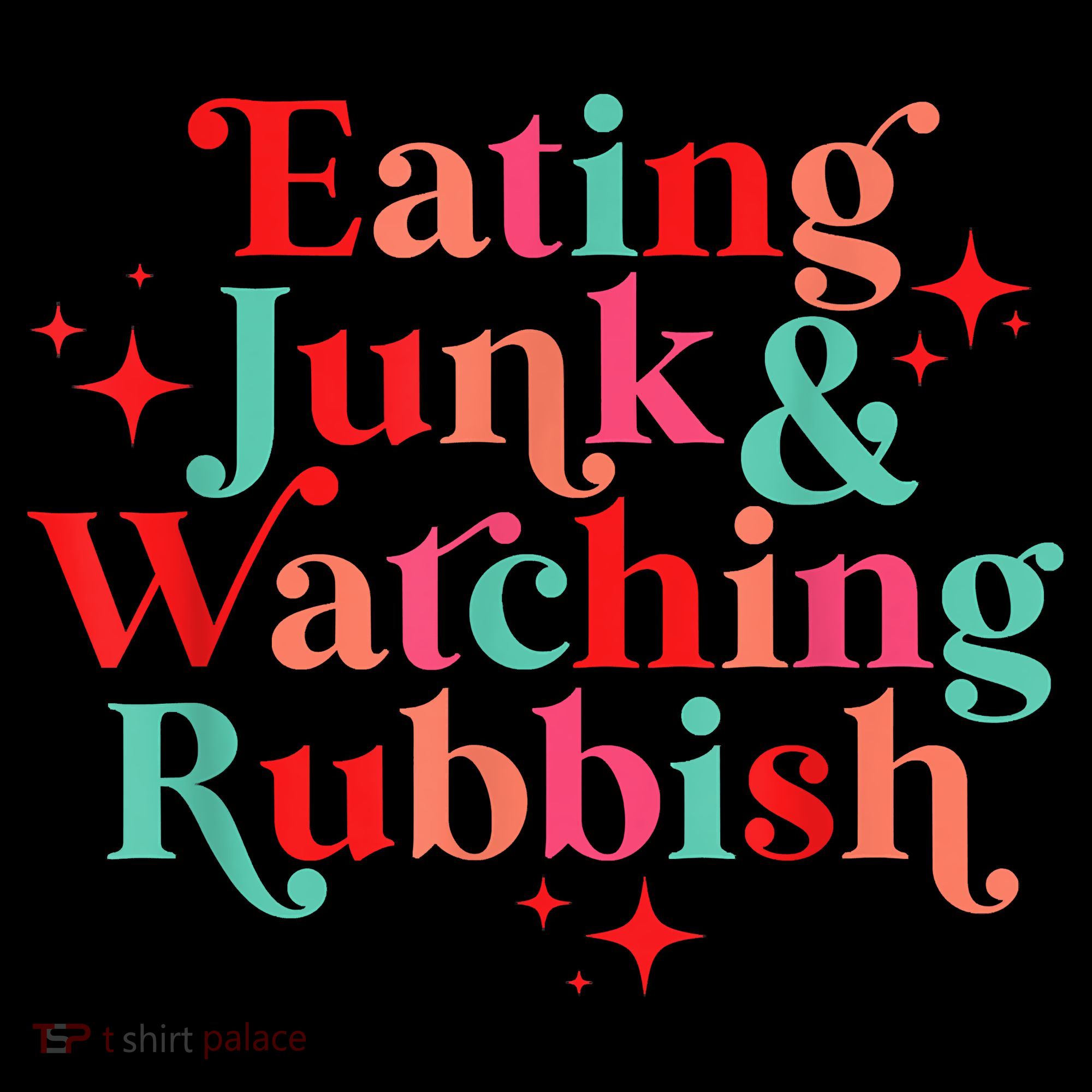 Eating Junk & Watching Rubbish Funny Christmas Women's Hoodie