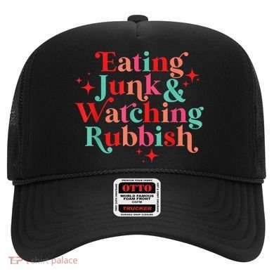 Eating Junk & Watching Rubbish Funny Christmas Hat