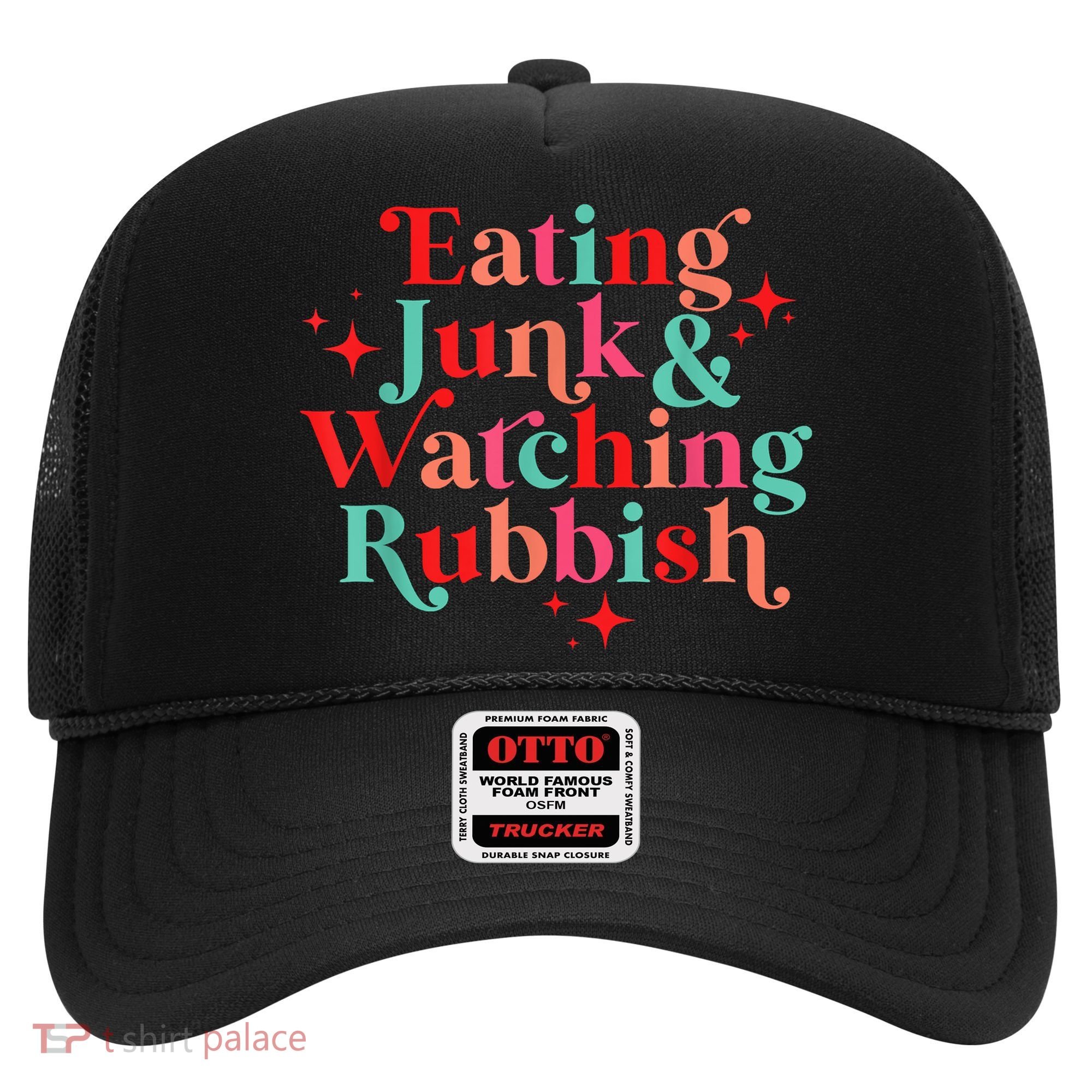 Eating Junk & Watching Rubbish Funny Christmas Hat