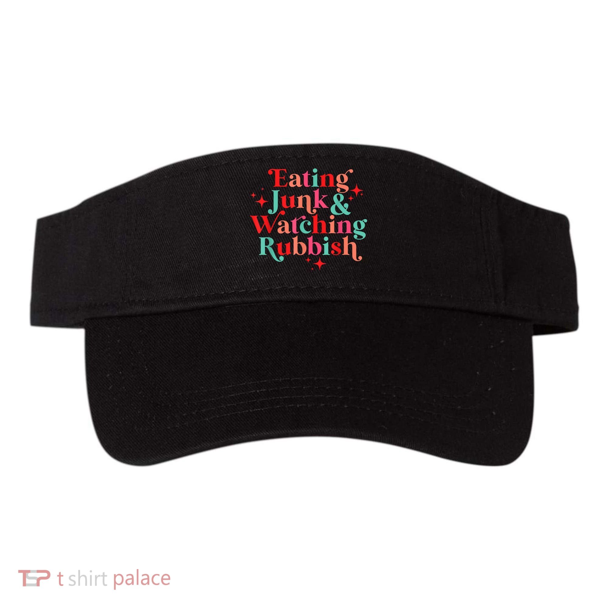 Eating Junk & Watching Rubbish Funny Christmas Visor