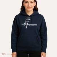 ECG Keep Calm And... Hilarious Heart Rate Hoodie thumb 5