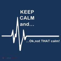 ECG Keep Calm And... Hilarious Heart Rate Women's Hoodie thumb 2