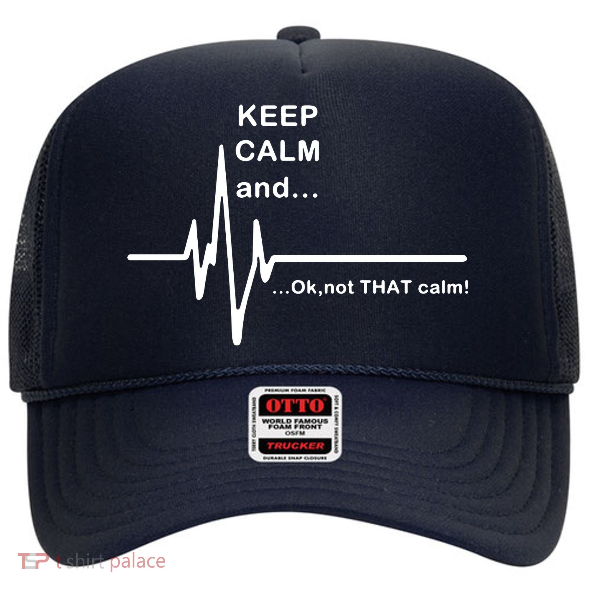 ECG Keep Calm And... Hilarious Heart Rate Hat