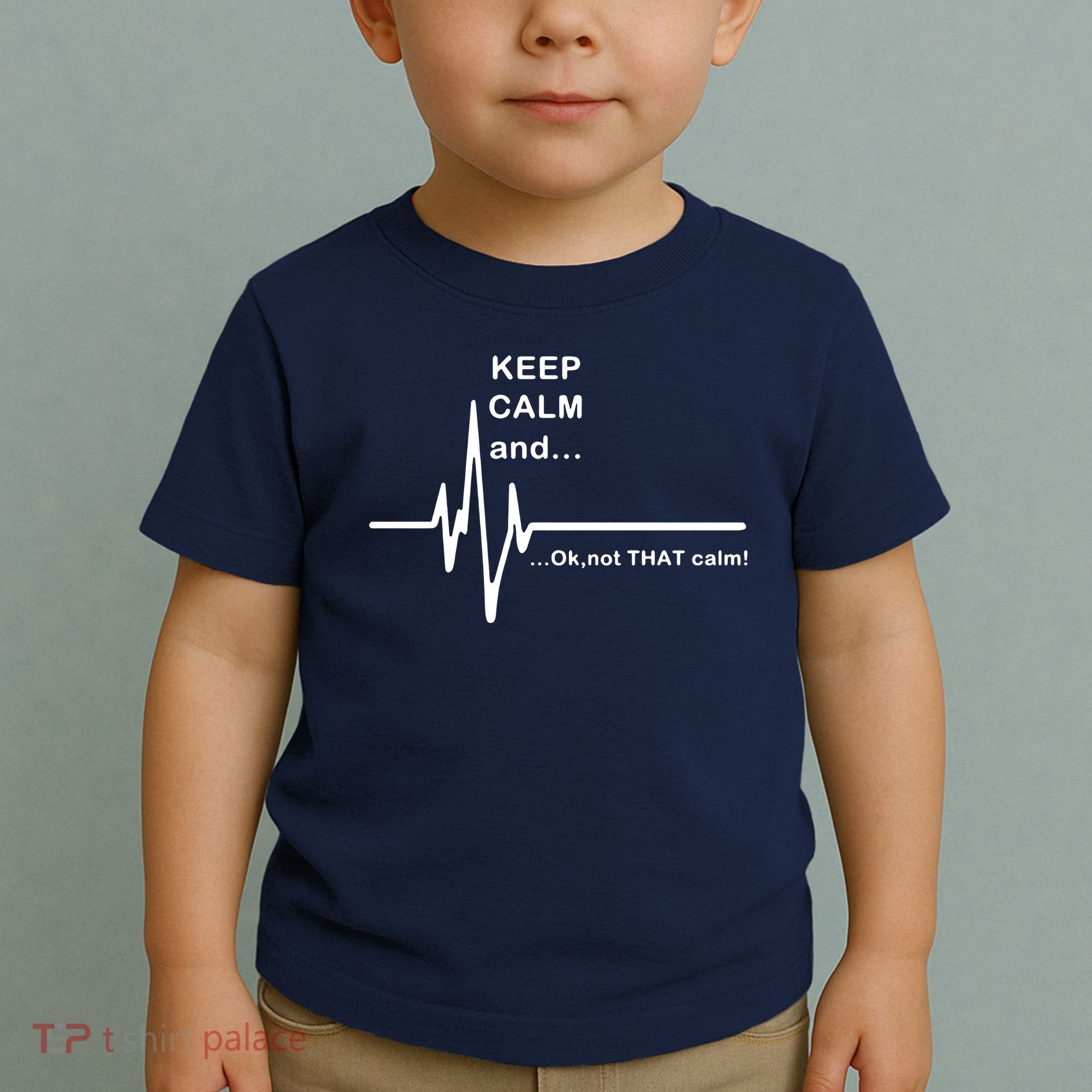 ECG Keep Calm And... Hilarious Heart Rate Toddler T-Shirt