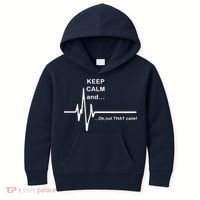 ECG Keep Calm And... Hilarious Heart Rate Kids Hoodie thumb 0