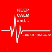 ECG Keep Calm And... Hilarious Heart Rate Santa Hat thumb 1
