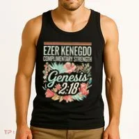 Ezer Kenegdo Complimentary Strength 218 Tank Top thumb 3