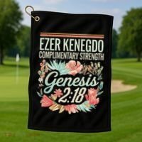 Ezer Kenegdo Complimentary Strength 218 Golf Towel thumb 1