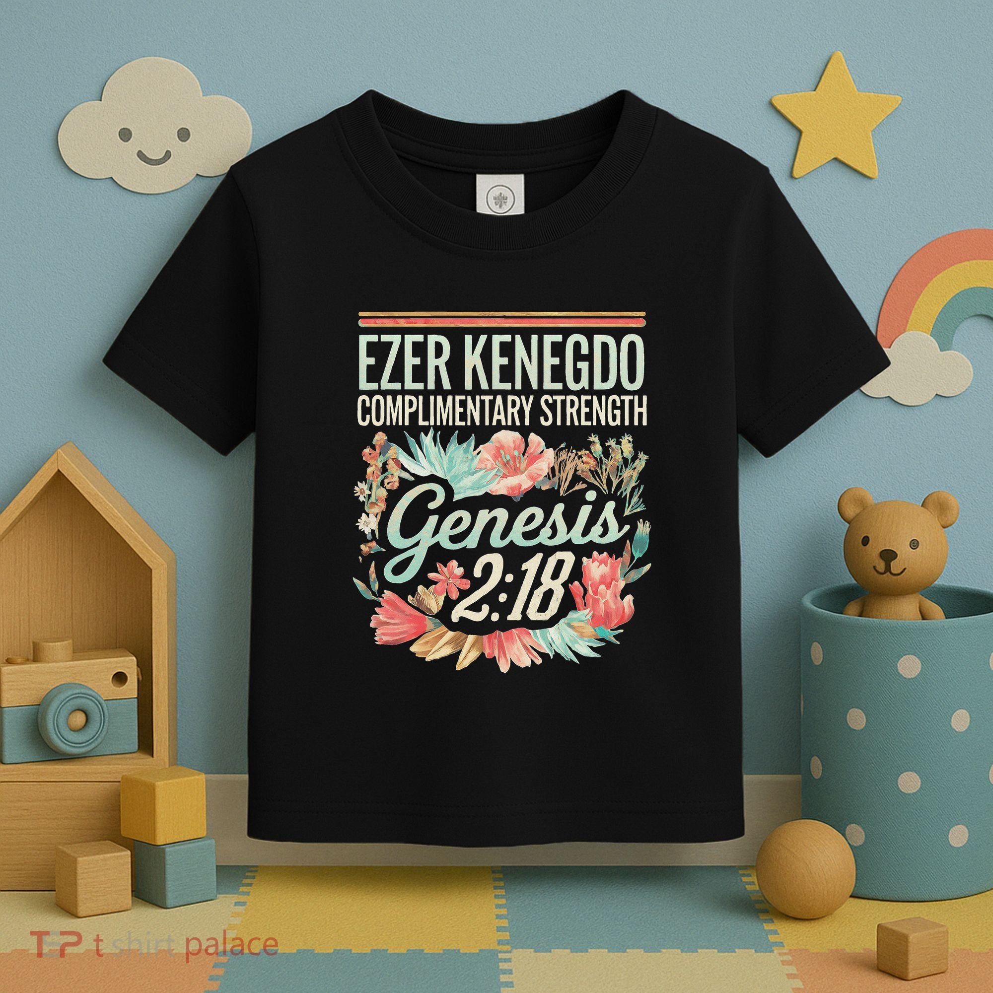 Ezer Kenegdo Complimentary Strength 218 Toddler T-Shirt