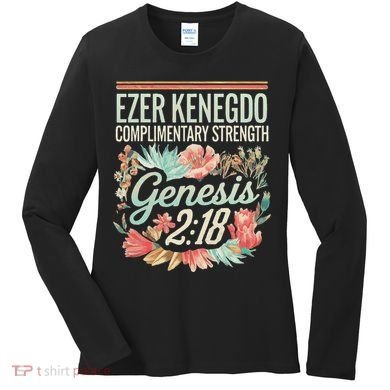 Ezer Kenegdo Complimentary Strength 218 Women's Long Sleeve Shirt
