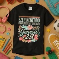 Ezer Kenegdo Complimentary Strength 218 Kids T-Shirt thumb 3