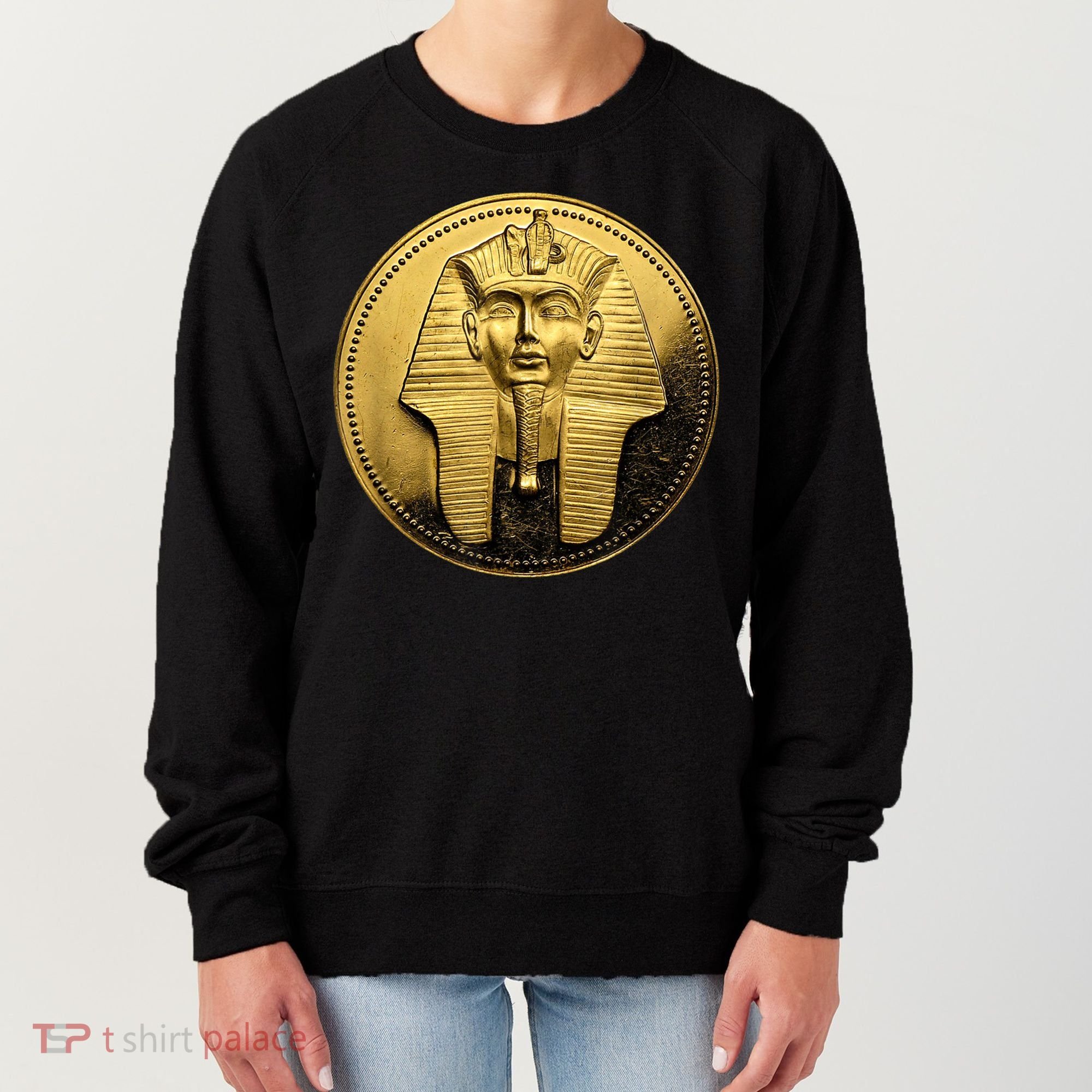 Egyptian King Pharoah Coin King Tut Women's Sweatshirt