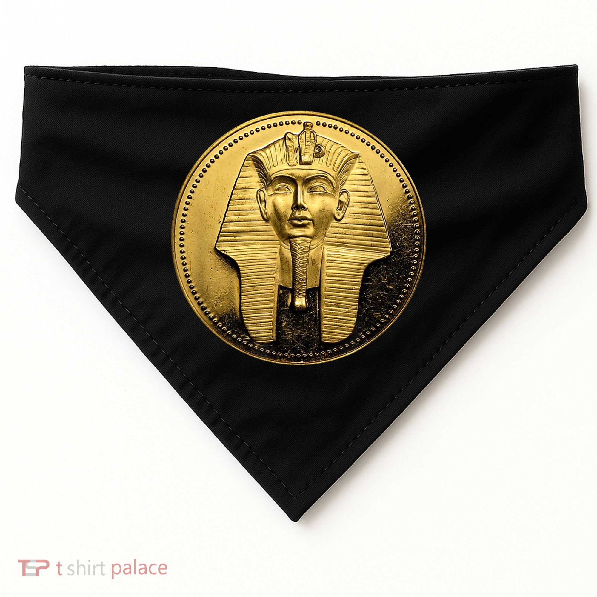 Egyptian King Pharoah Coin King Tut USA-Made Doggie Bandana