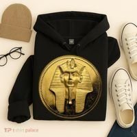 Egyptian King Pharoah Coin King Tut Hoodie thumb 4