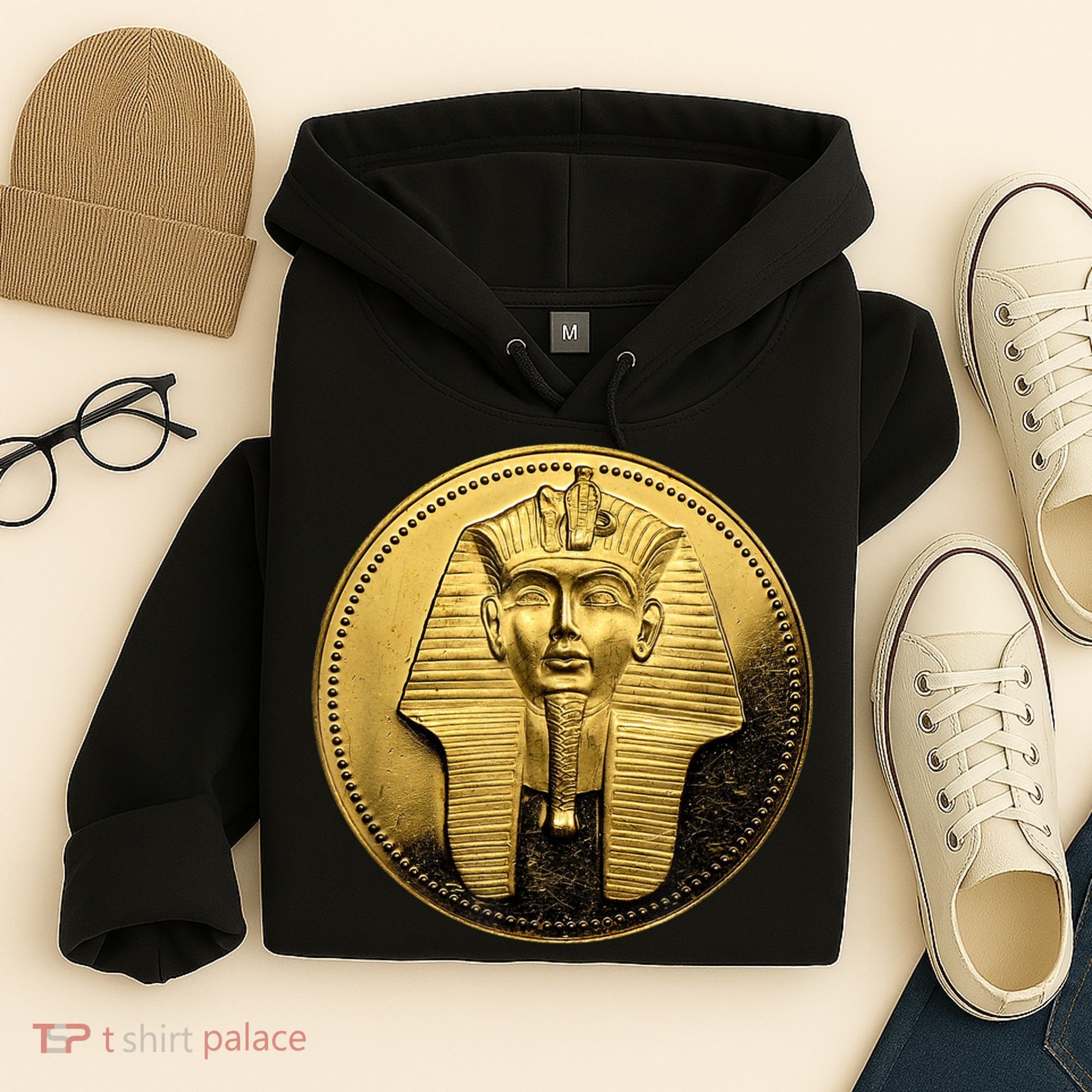 Egyptian King Pharoah Coin King Tut Hoodie