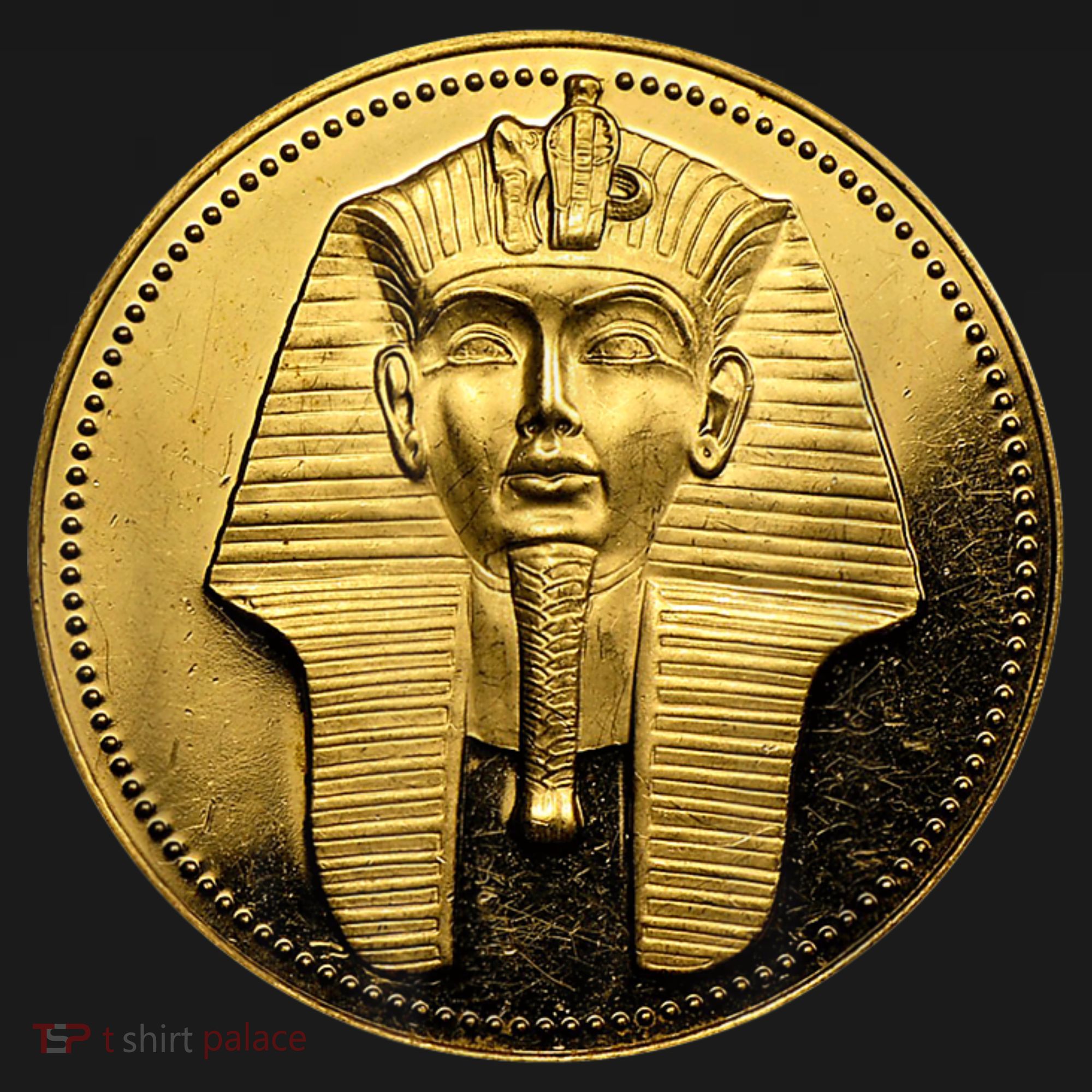 Egyptian King Pharoah Coin King Tut Long Sleeve Shirt