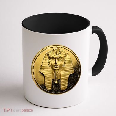 Egyptian King Pharoah Coin King Tut Coffee Mug back