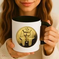 Egyptian King Pharoah Coin King Tut Coffee Mug thumb 3