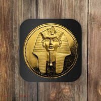 Egyptian King Pharoah Coin King Tut Coaster thumb 0
