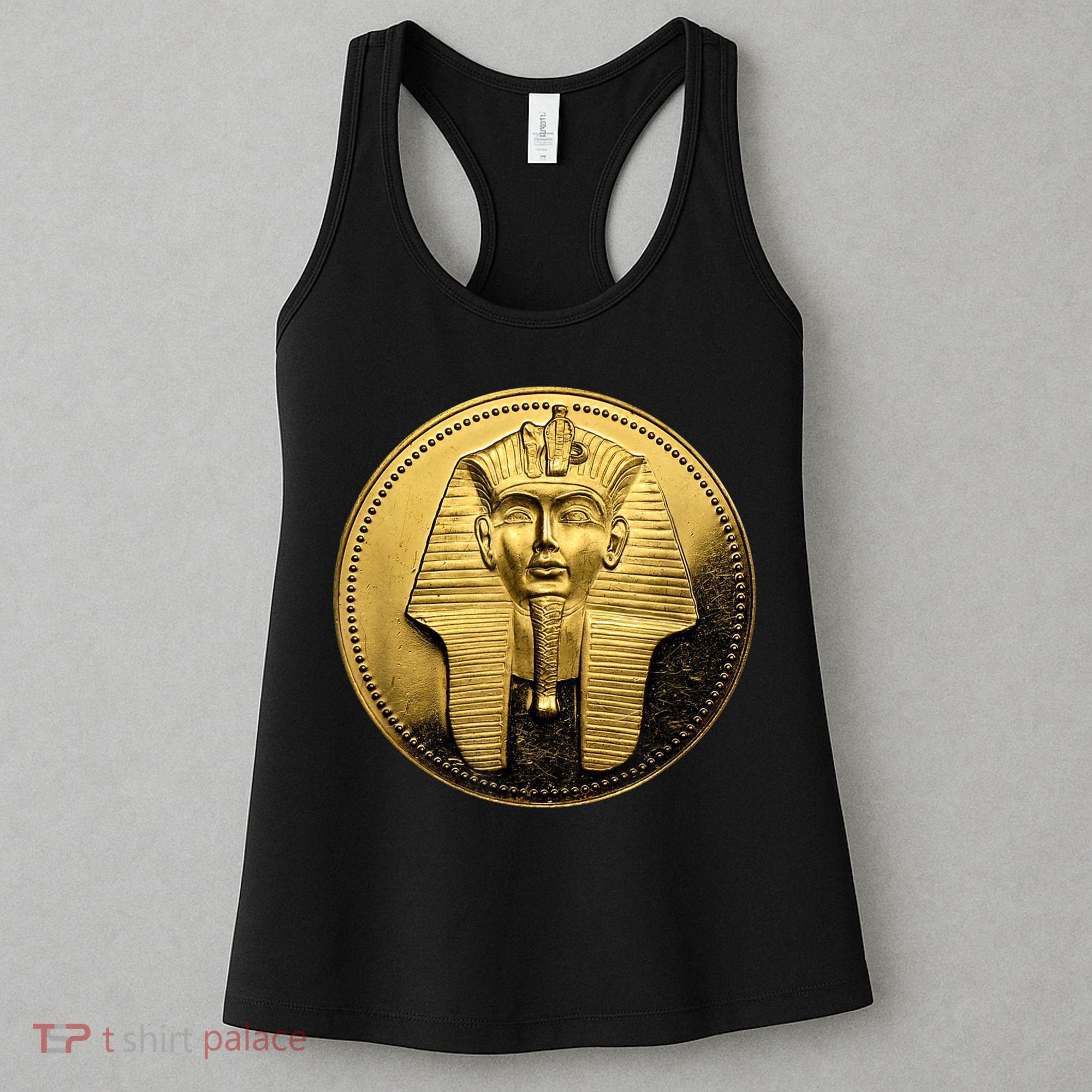 Egyptian King Pharoah Coin King Tut Women's Tank Top