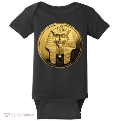 Egyptian King Pharoah Coin King Tut Baby Bodysuit