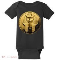 Egyptian King Pharoah Coin King Tut Baby Bodysuit thumb 0