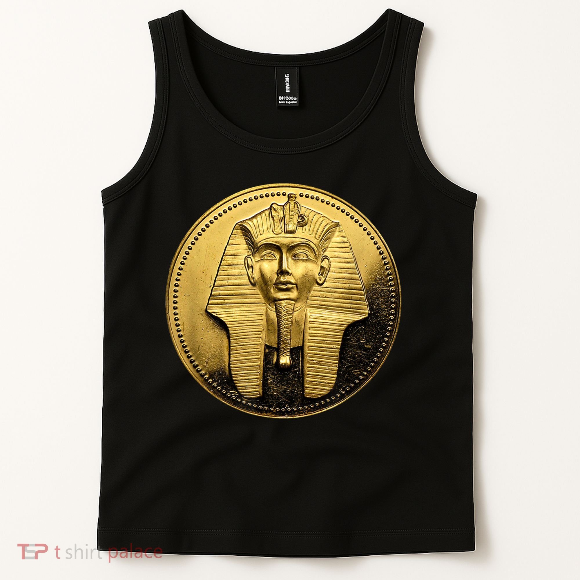 Egyptian King Pharoah Coin King Tut Tank Top