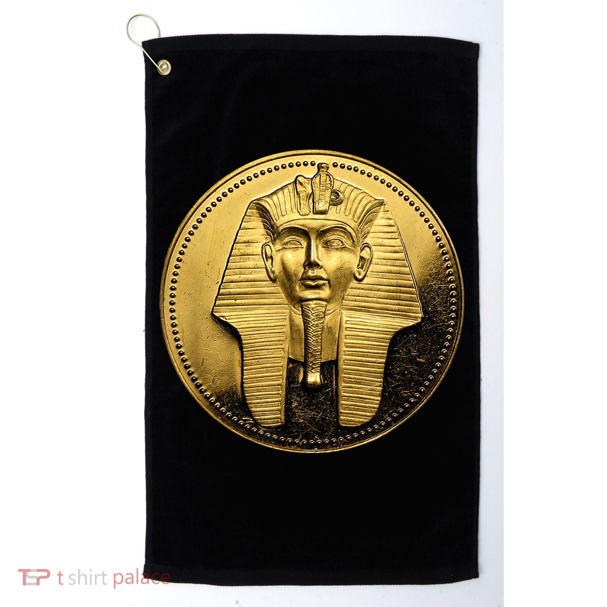 Egyptian King Pharoah Coin King Tut Golf Towel
