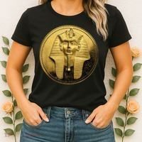 Egyptian King Pharoah Coin King Tut Women's T-Shirt thumb 2