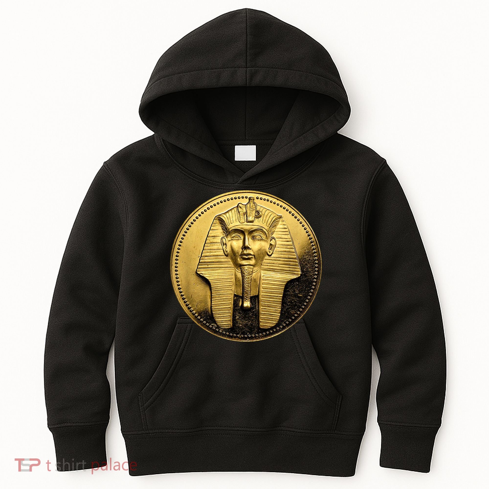 Egyptian King Pharoah Coin King Tut Kids Hoodie