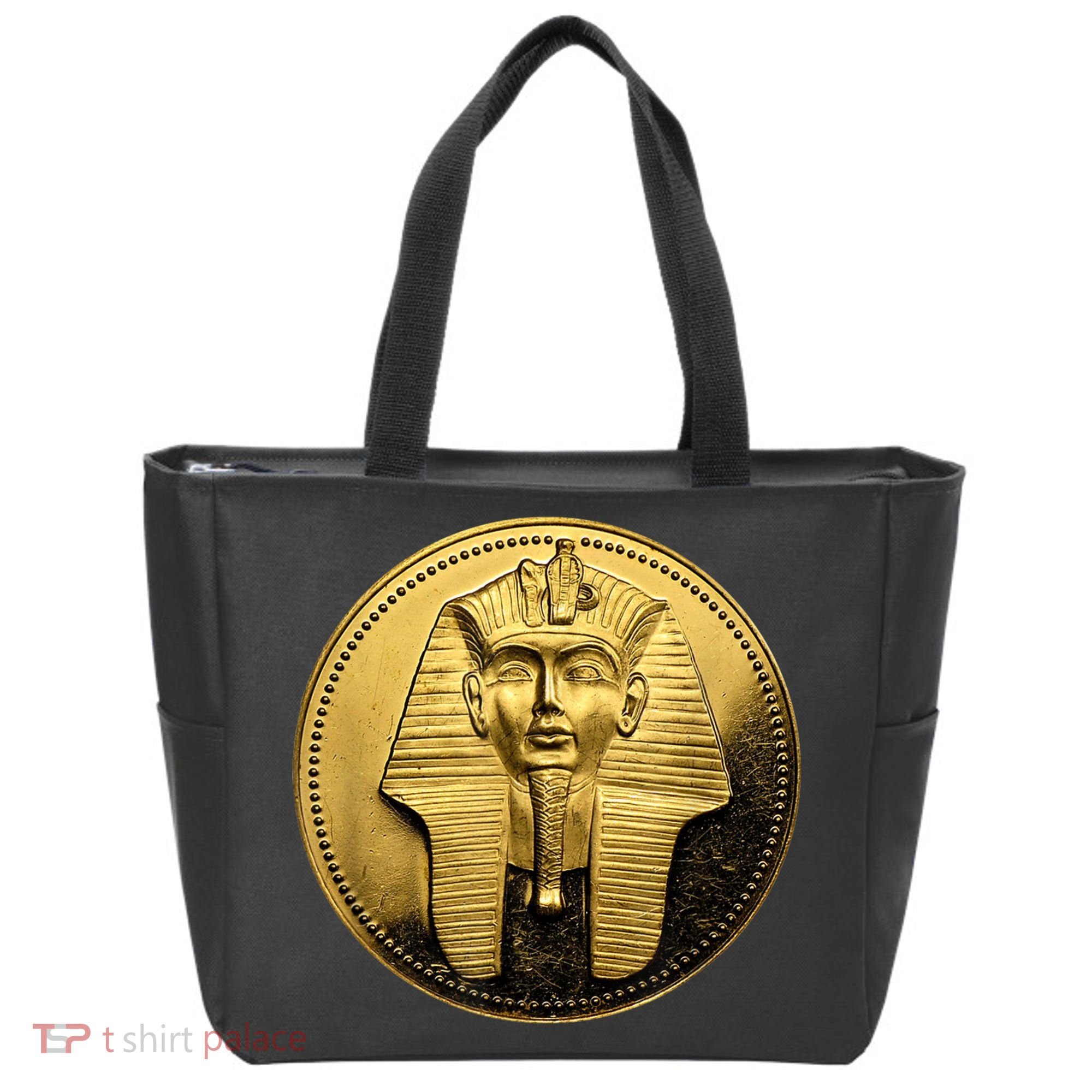Egyptian King Pharoah Coin King Tut Tote Bag