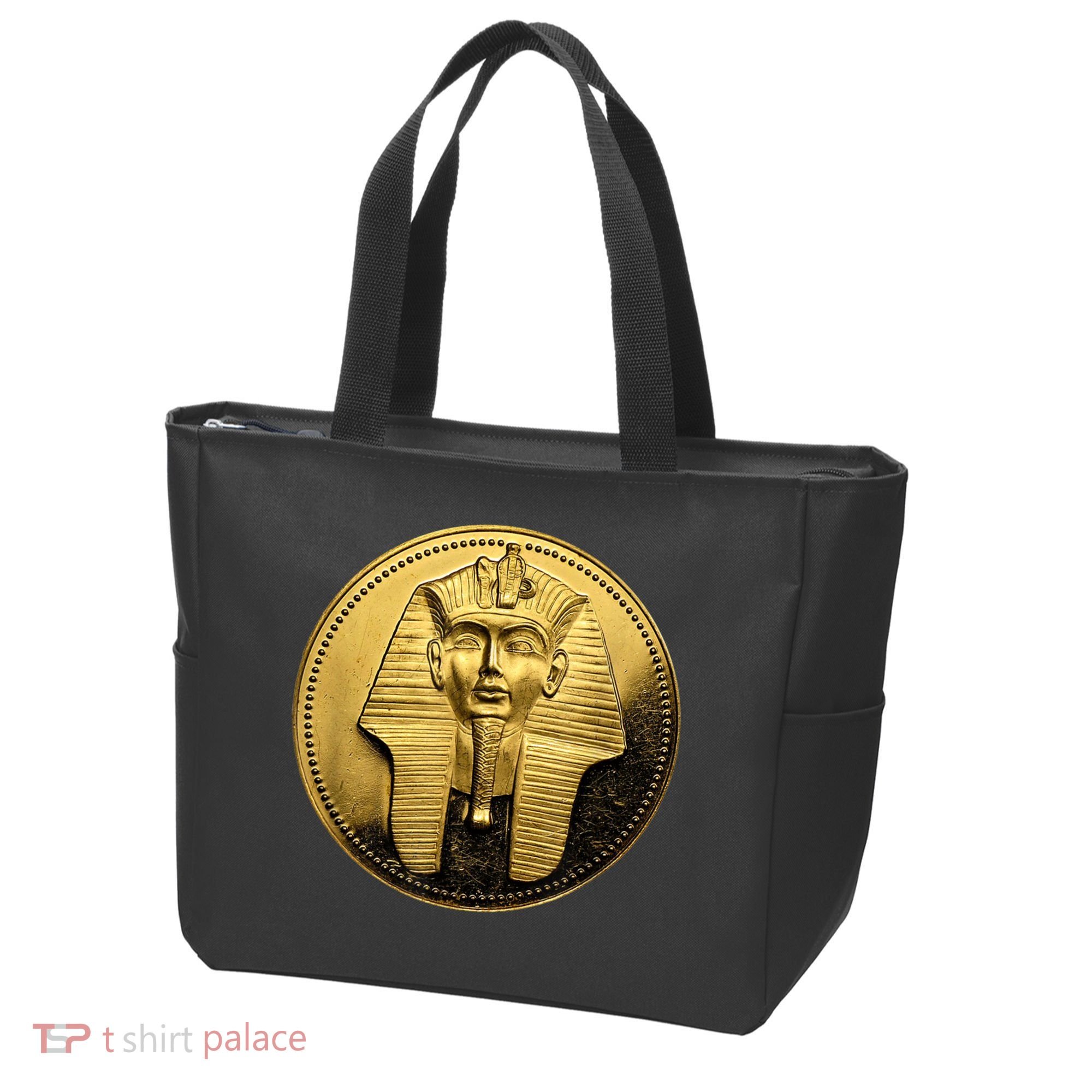 Egyptian King Pharoah Coin King Tut Tote Bag