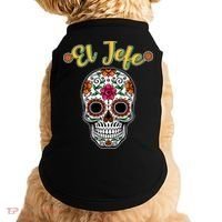 El Jefe Dia De Los Muertos Doggie Tank thumb 0