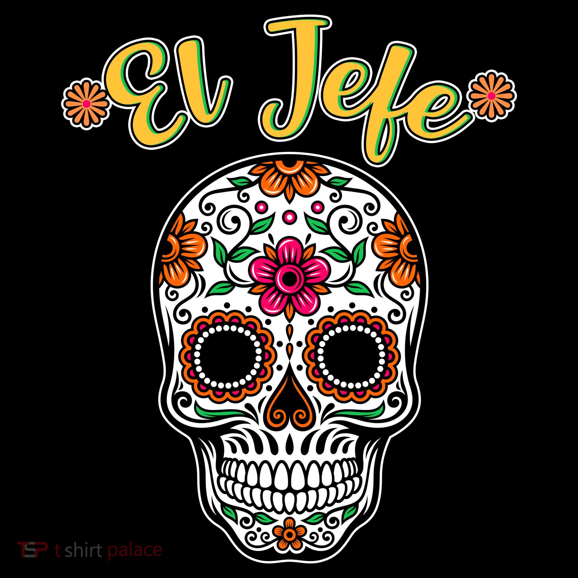 El Jefe Dia De Los Muertos Apron