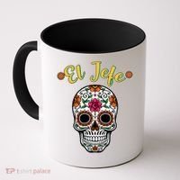 El Jefe Dia De Los Muertos Coffee Mug thumb 0