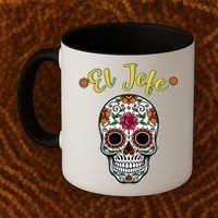 El Jefe Dia De Los Muertos Coffee Mug thumb 2
