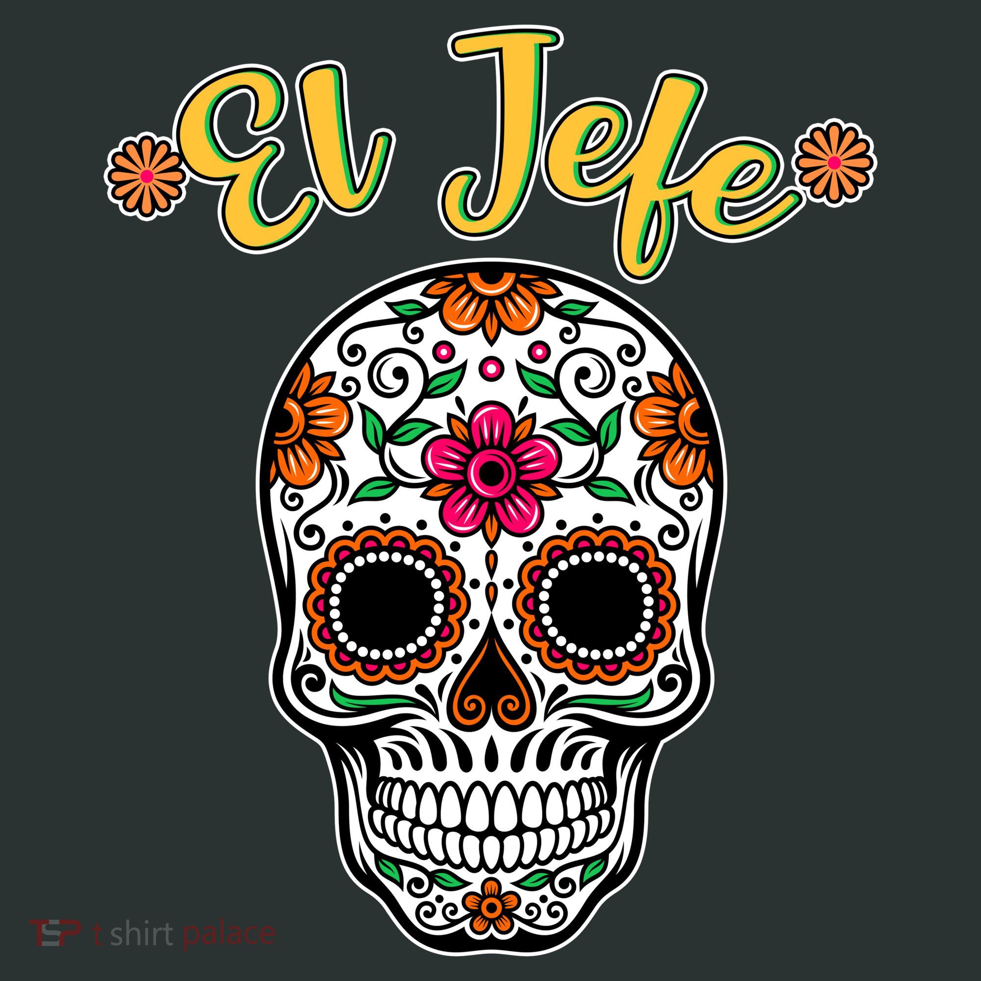 El Jefe Dia De Los Muertos Coaster