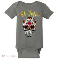 El Jefe Dia De Los Muertos Baby Bodysuit thumb 0